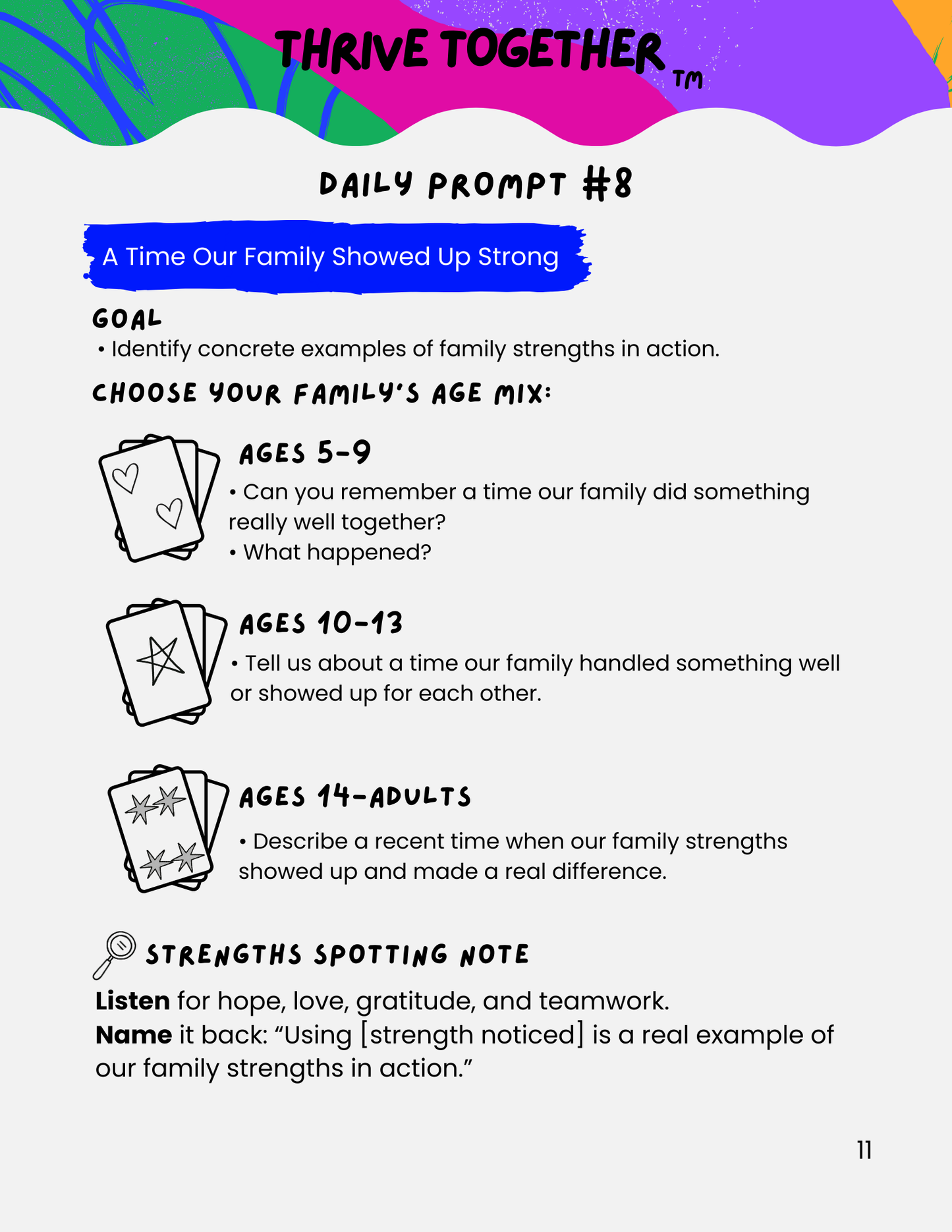 Family Strengths Discovery Booster