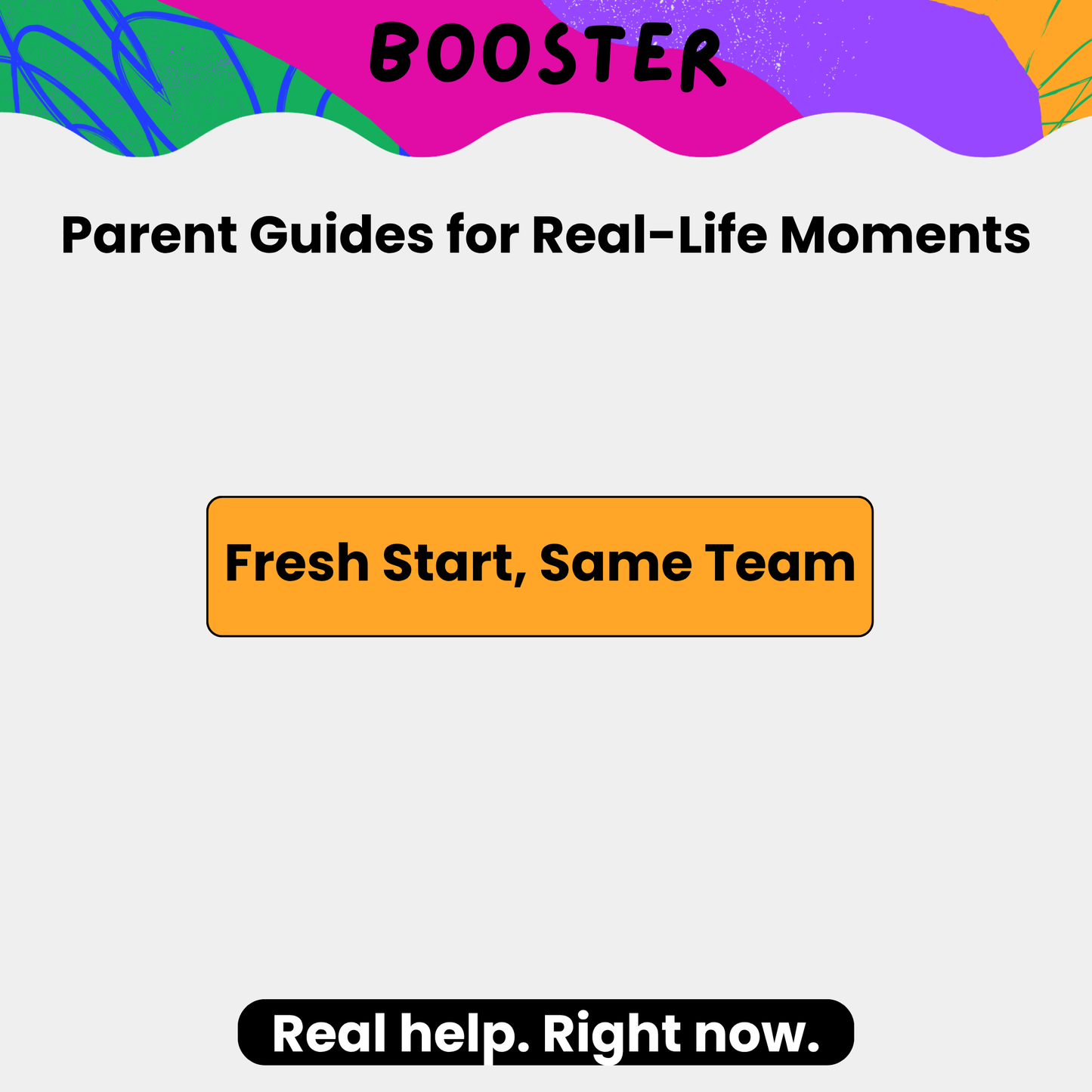 Fresh Start, Same Team Booster