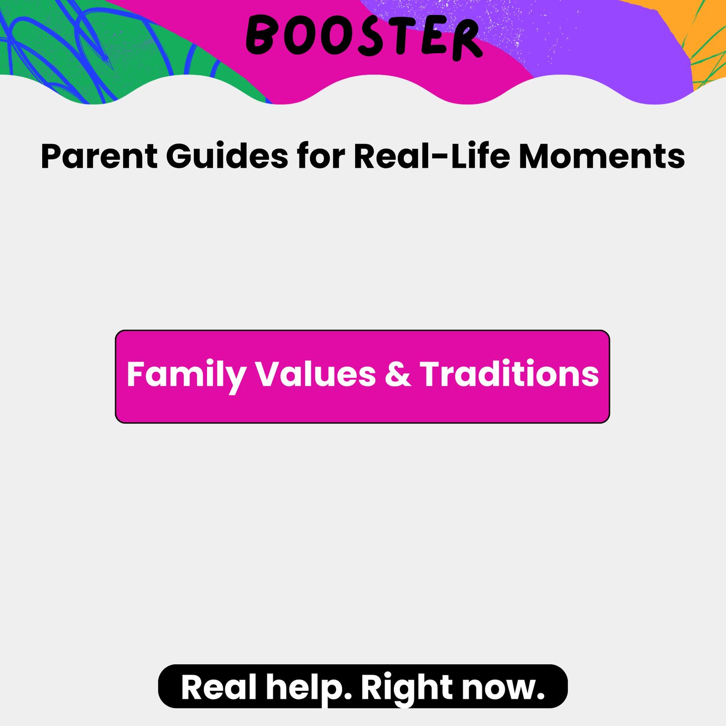 Family Values & Traditions Booster