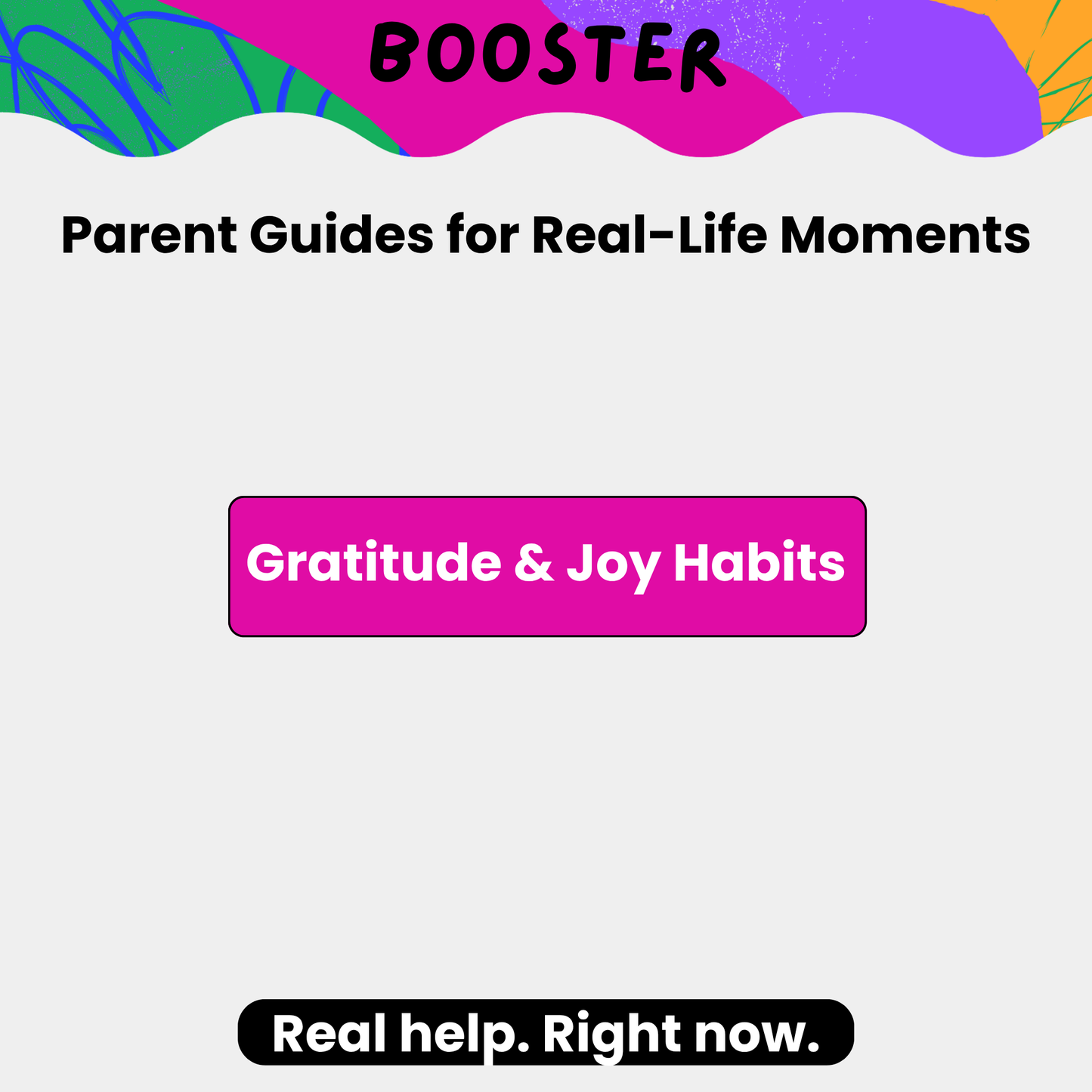 Gratitude & Joy Habits Booster