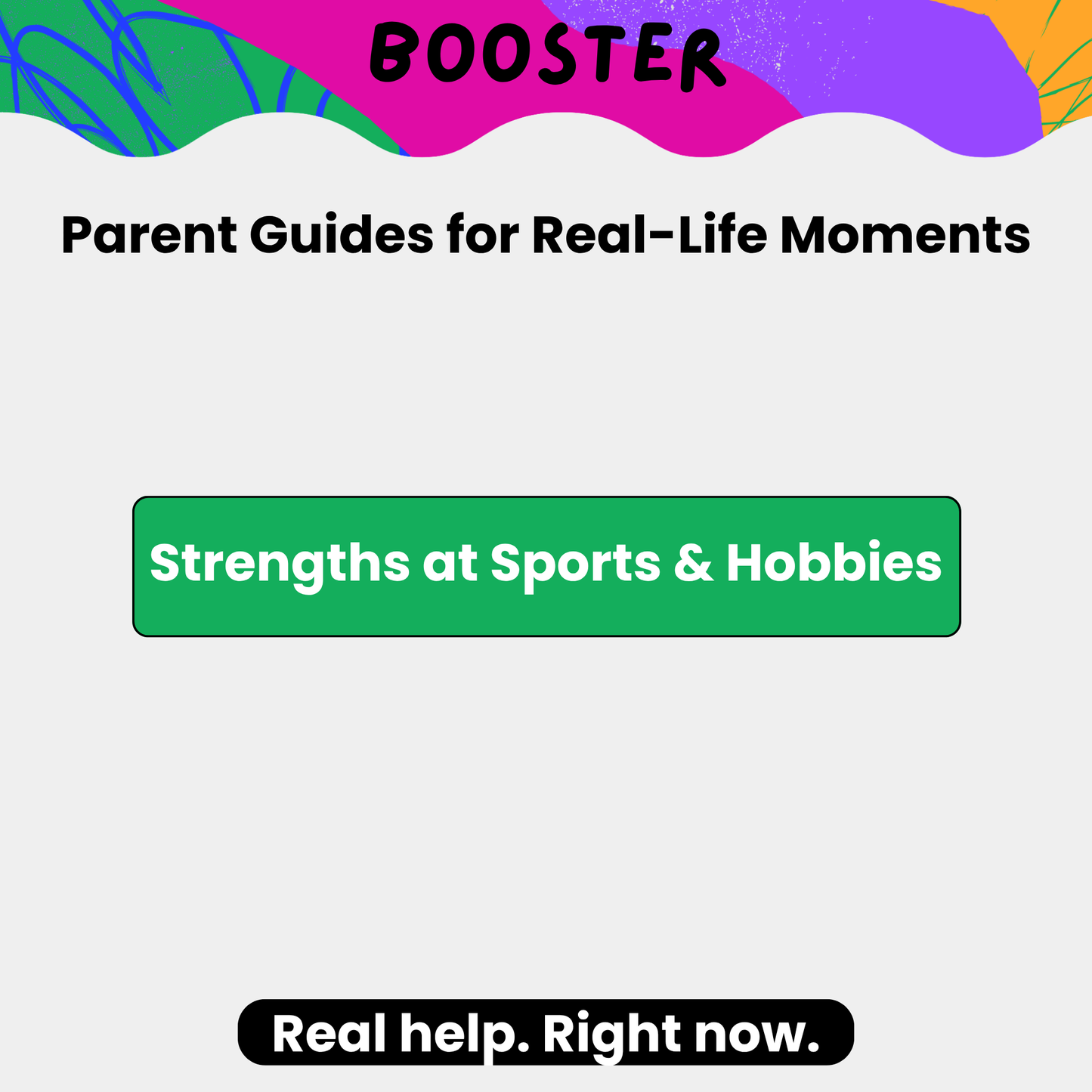 Strengths at Sports & Hobbies Booster