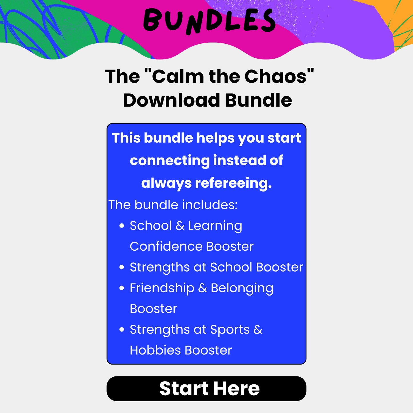 The "Calm the Chaos" Download Bundle (Routines Focus)
