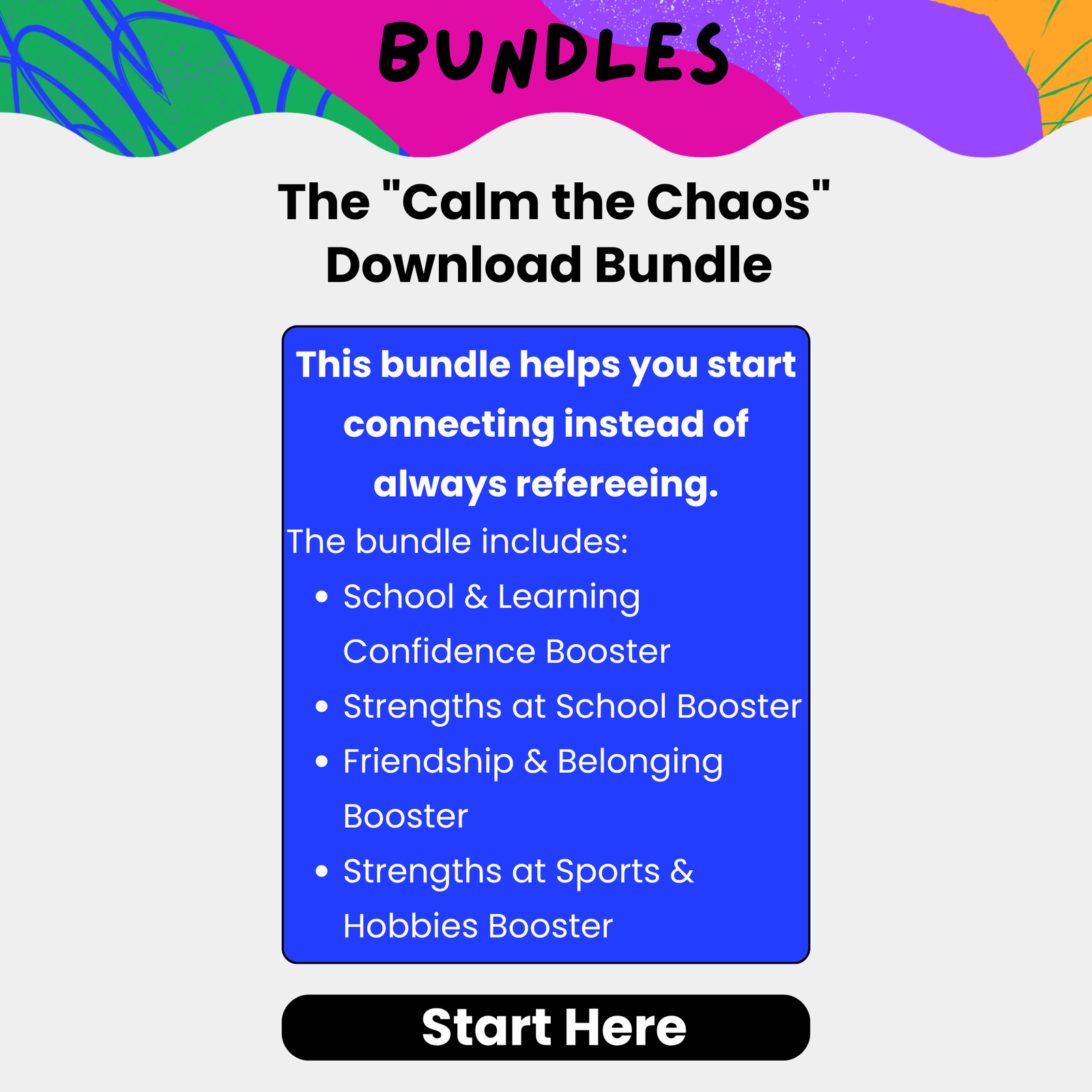 The "Calm the Chaos" Download Bundle (Routines Focus)