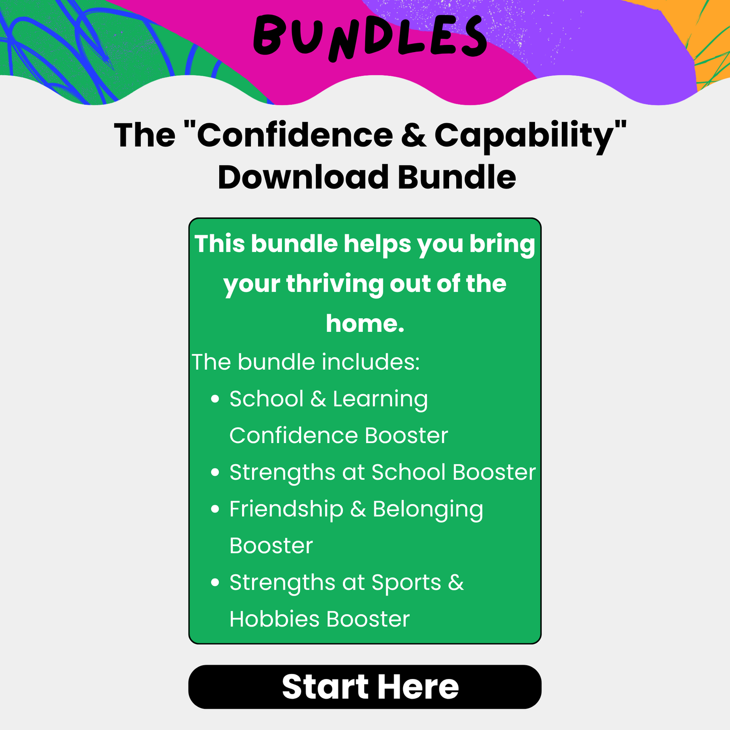 The "Confidence & Capability" Download Bundle (School/Activities Focus)