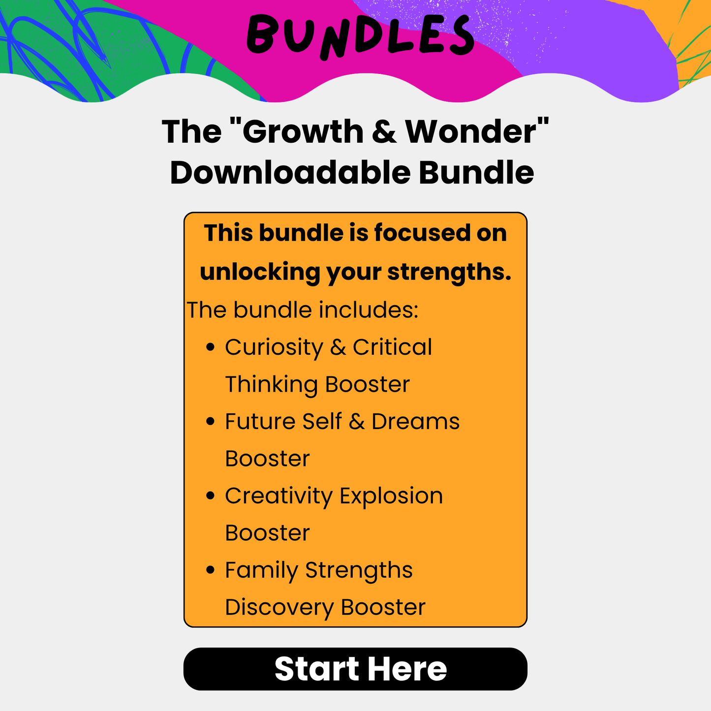 The "Growth & Wonder" Download Bundle (Mindset Focus)